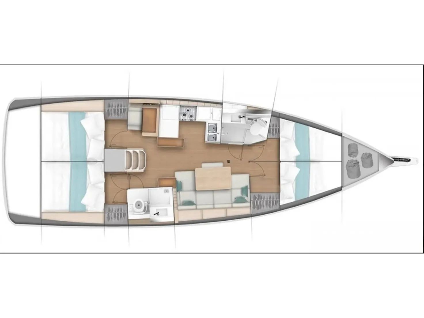 Sun Odyssey 440 AF-SO440N — foto dello yacht n. 8
