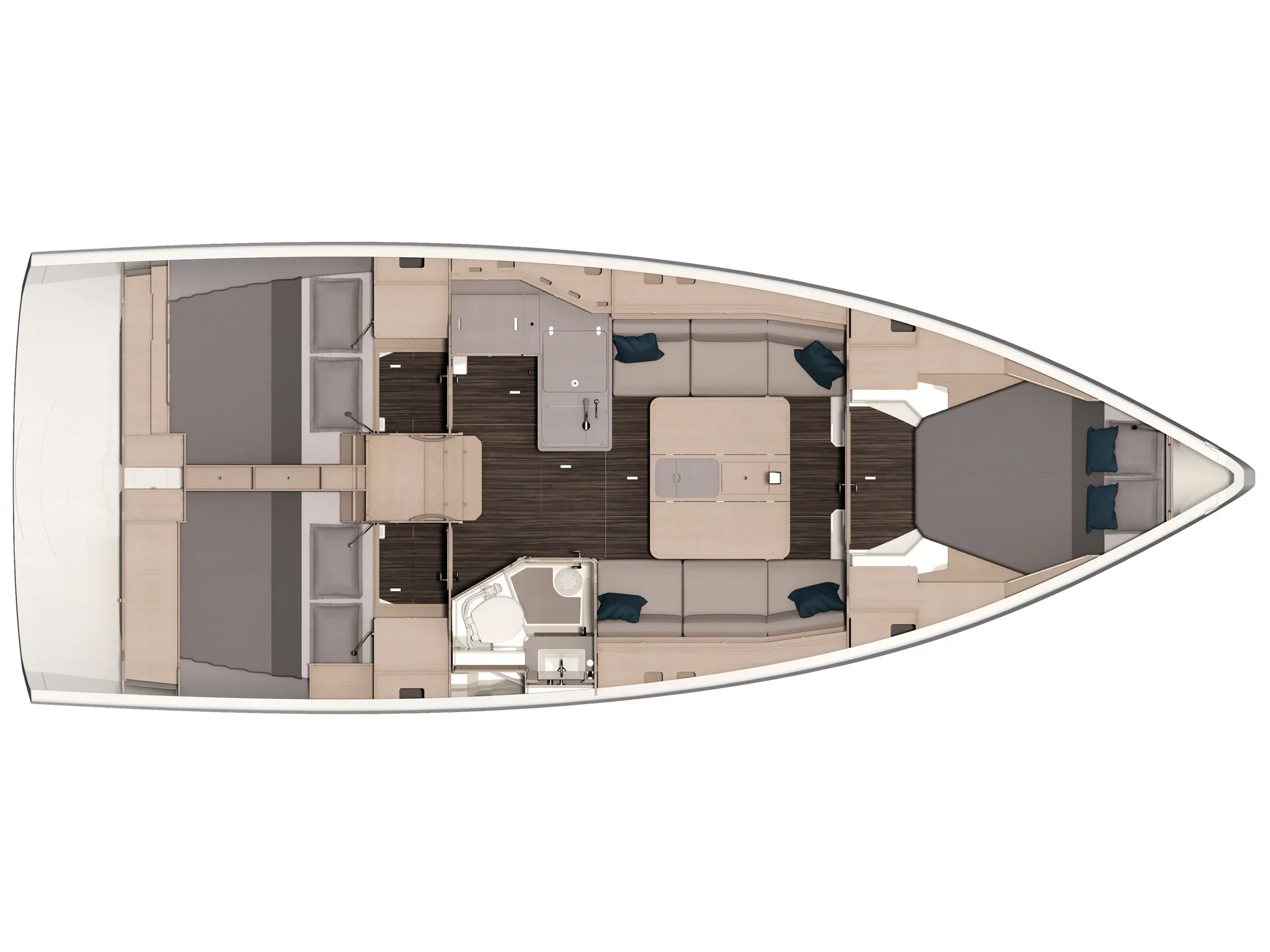 Dufour 37 Spicy Rum — фотография яхты 3