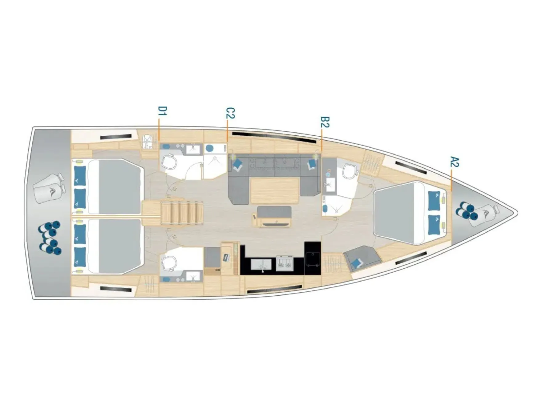 Hanse 460 SeaLaVie — фотография яхты 2