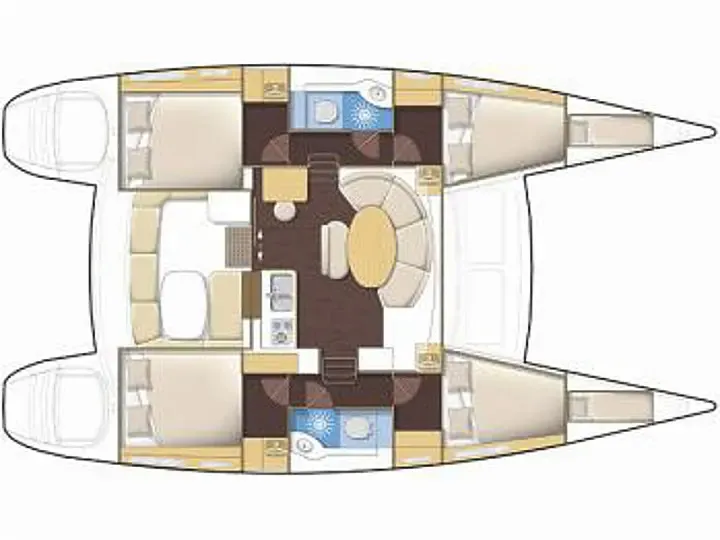 Lagoon 380 S2 Dido — jachtfoto 2