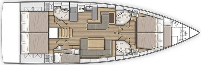 Oceanis 51.1 Princess Oceana — yacht photo 8