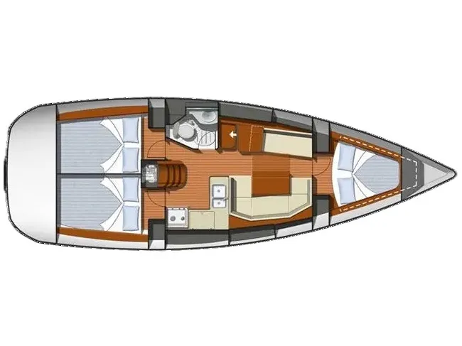 Sun Odyssey 36 Kos 36 — jahtikuva 3