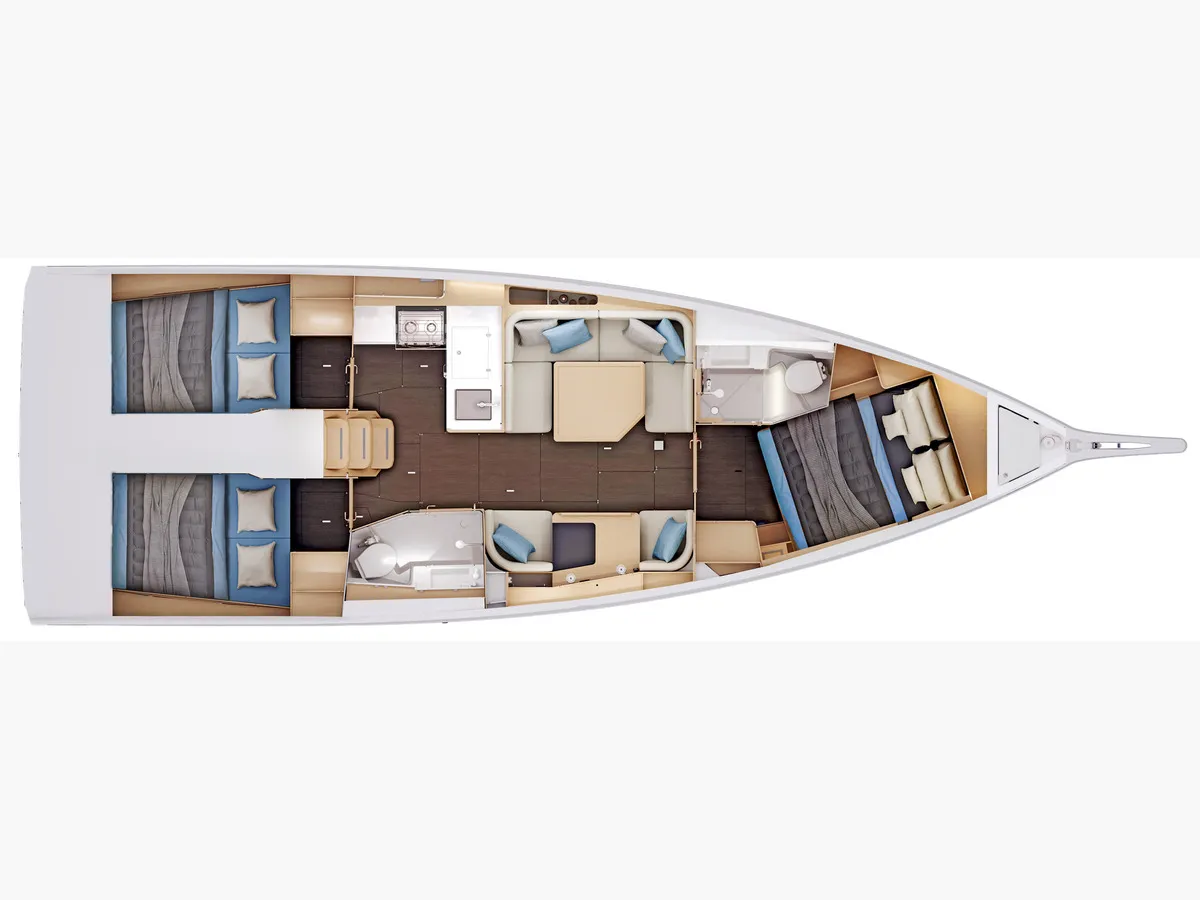Sun Odyssey 415 PENELOPE — yacht photo 10