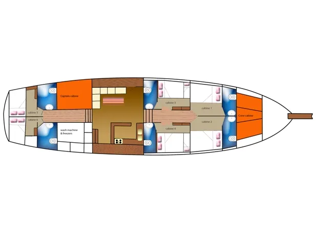 Gulet Sila Cabin 6 - Standard — yacht photo 2