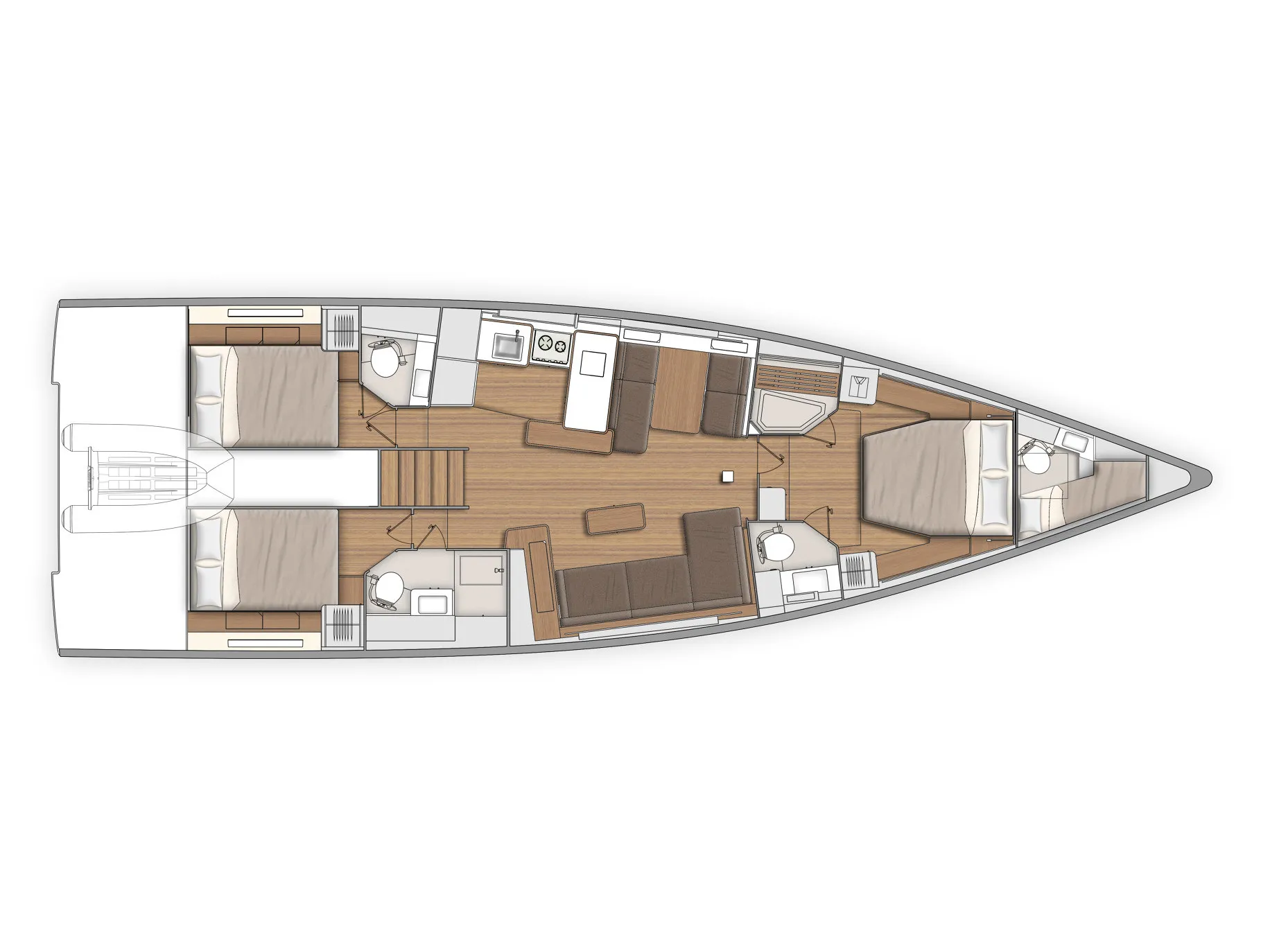 First Yacht 53 Izanami — yacht photo 7