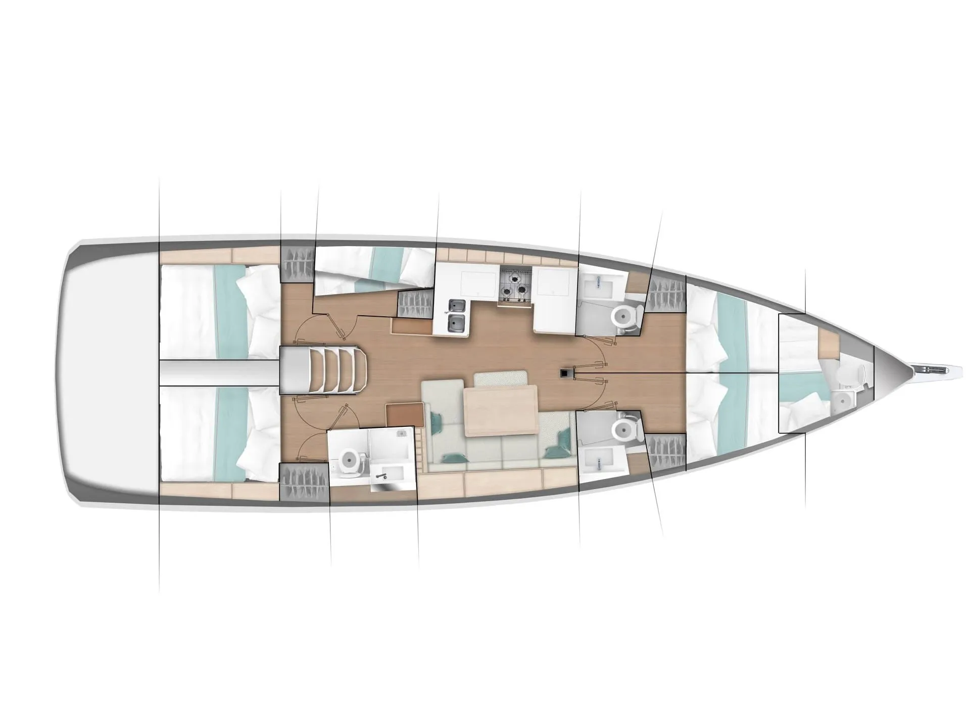 Sun Odyssey 490 NOTUS — foto dello yacht n. 16