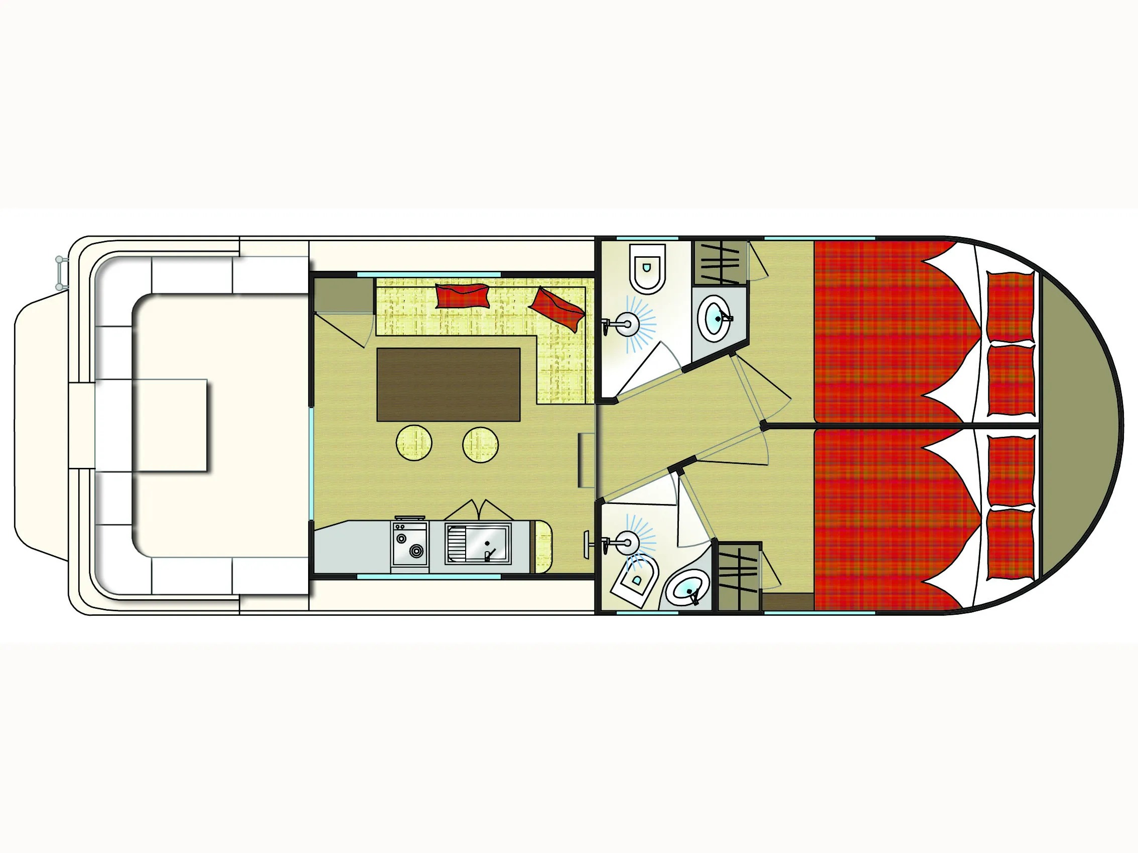 Houseboat NCF Twins — yacht photo 13