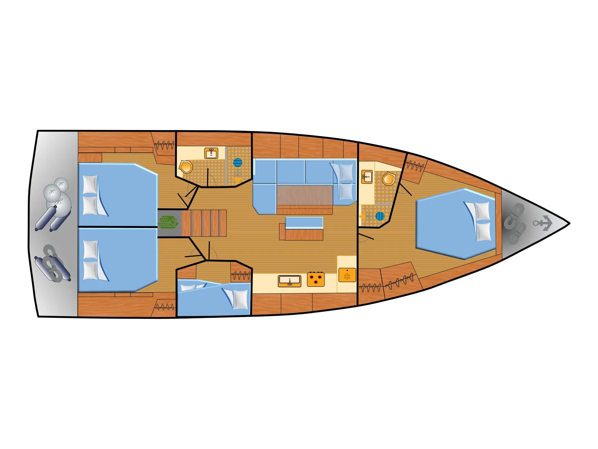 Hanse 460 Antares — yacht photo 2