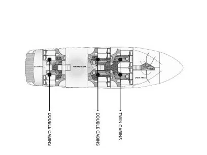 Motoryacht Korab — fotografia jachty 2