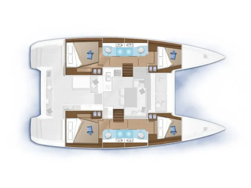 Lagoon 40 Nina II — jahtikuva 2
