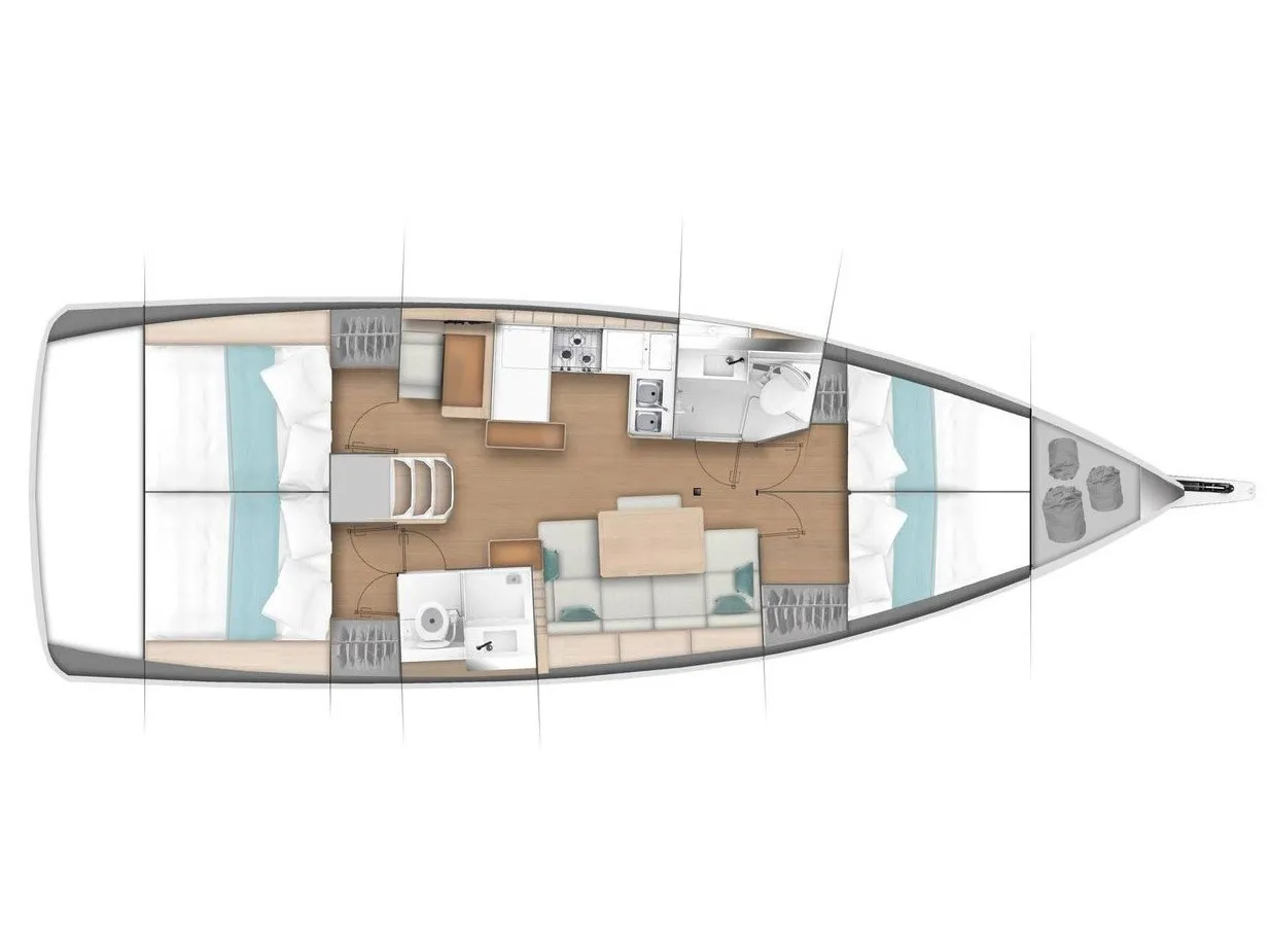 Sun Odyssey 440 FUNKY ONE — foto dello yacht n. 10