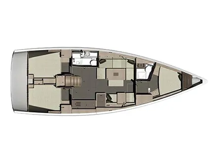 Dufour 410 Grand Large FREEDOM — jahtikuva 5