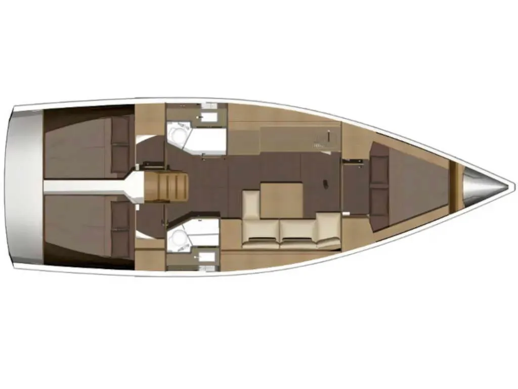 Dufour 382 Grand Large PRINCE FOLEGANDROS — фотография яхты 10