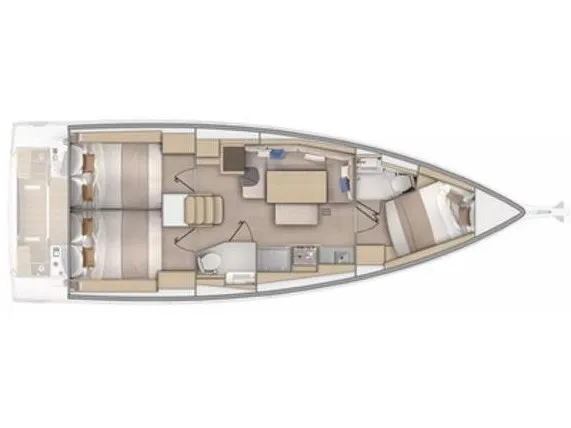 Oceanis 37.1 KARYATIS — фотография яхты 2