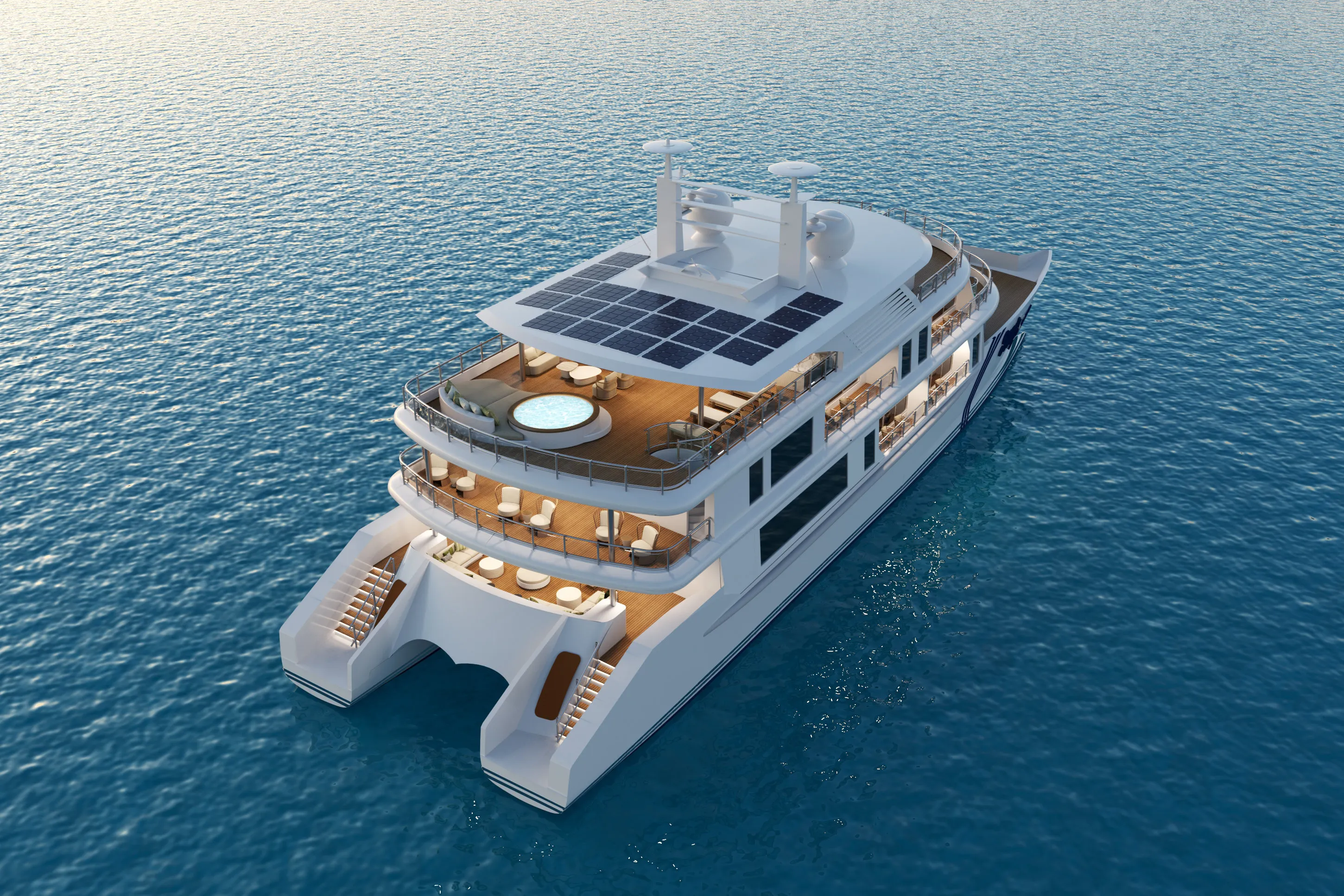 Power Catamaran Grand Ocean Spray — fotografia jachty 3
