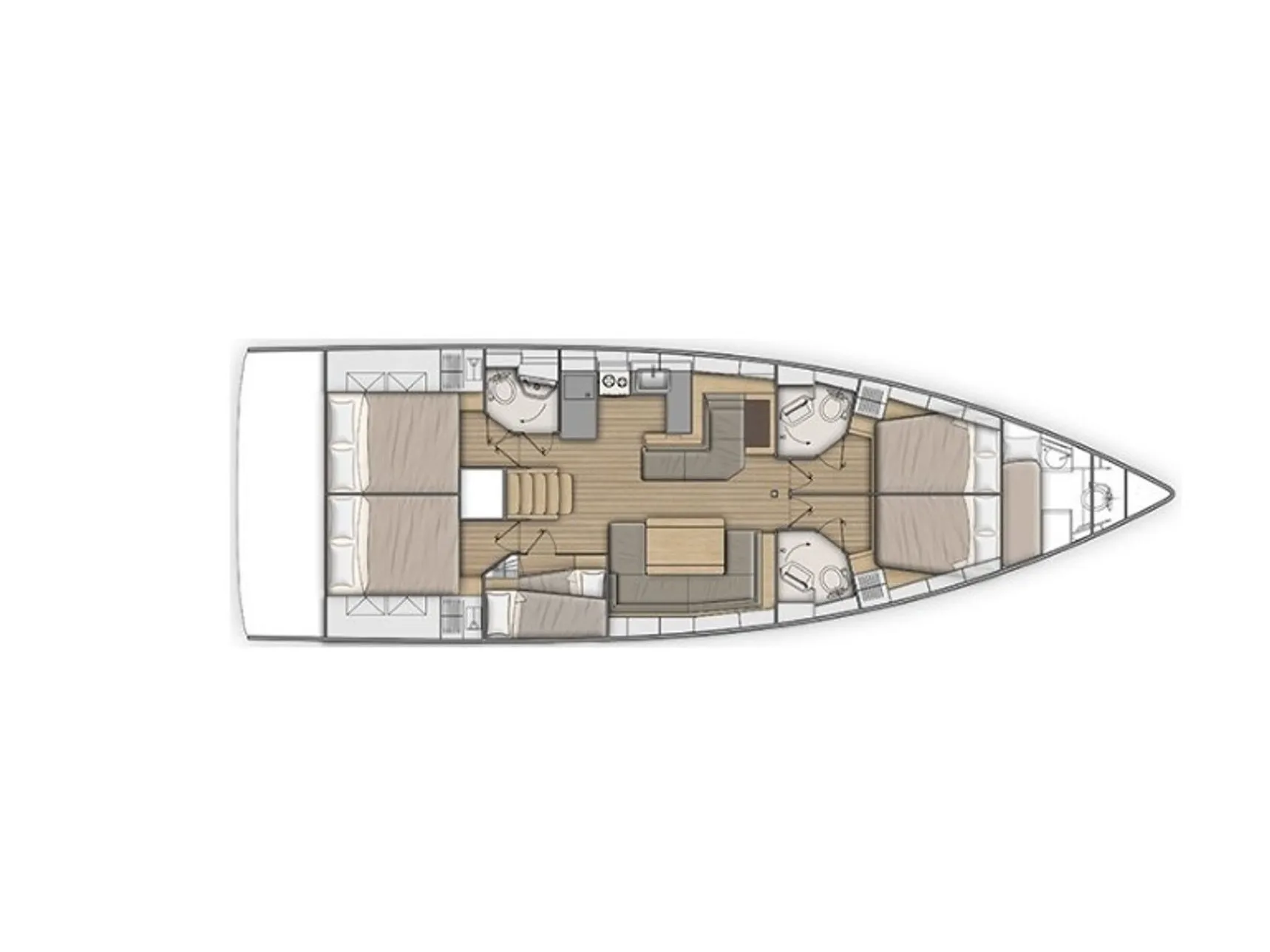 Oceanis 51.1 SHINE — yacht photo 7