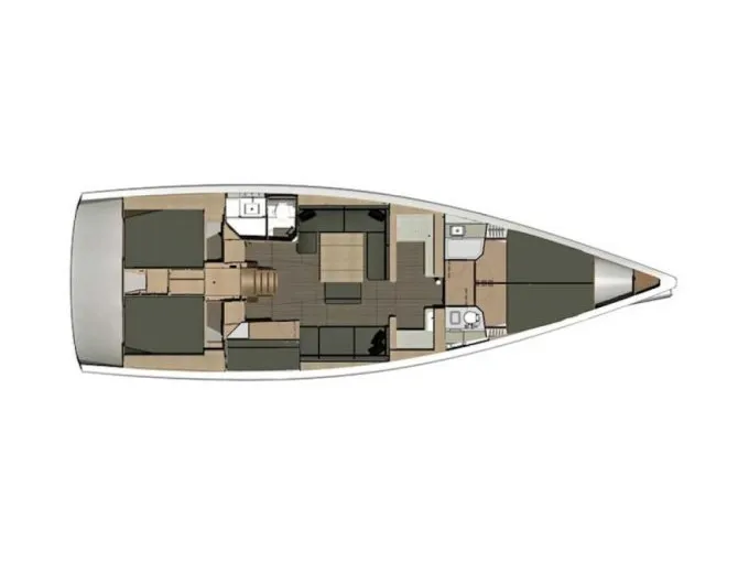 Dufour 500 Grand Large Petit Minou — jahtikuva 3