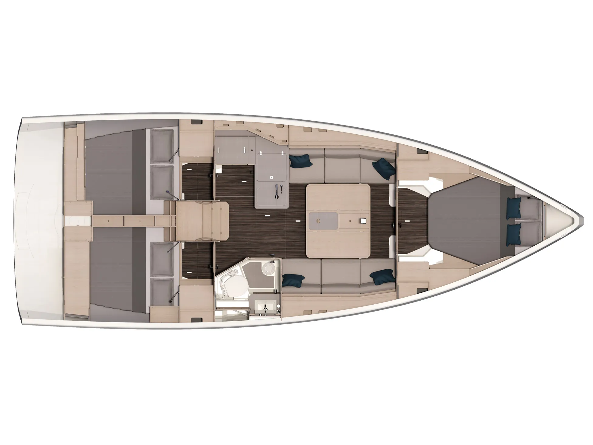 Dufour 37 Spicy Rum — фотография яхты 3