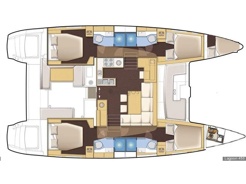 Lagoon 450 Fly Celine — jahtikuva 2