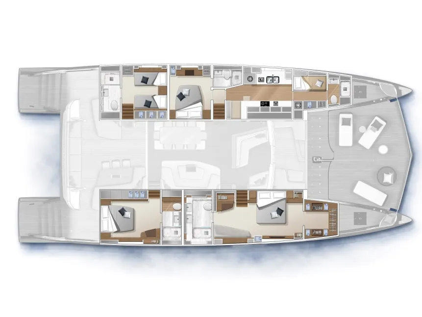 Lagoon Seventy 8 Siete Mares — yacht photo 8