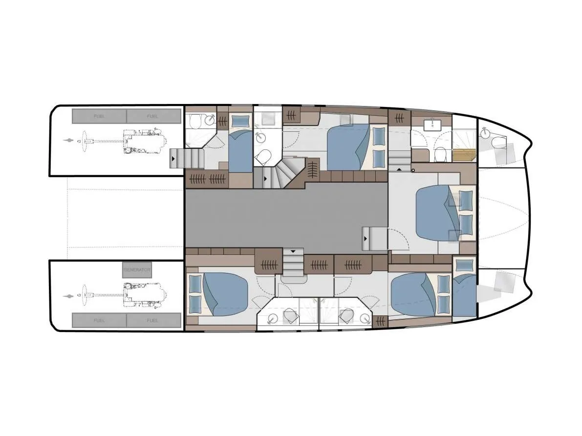 Aquila 54 Yacht TiAmo — фотография яхты 2