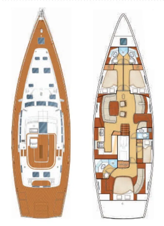 Beneteau 57 Marina Blue — yacht photo 24