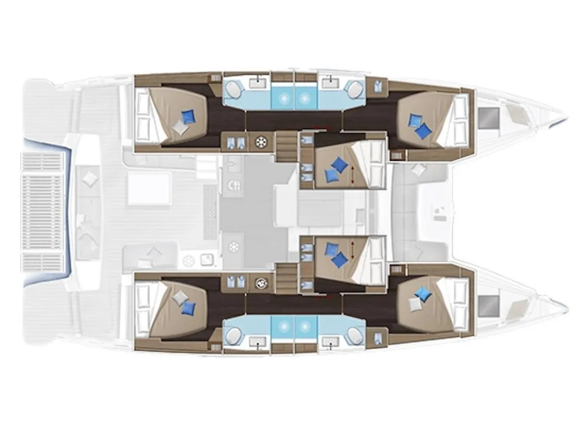 Lagoon 51 Princess Hana — yachtbillede 3