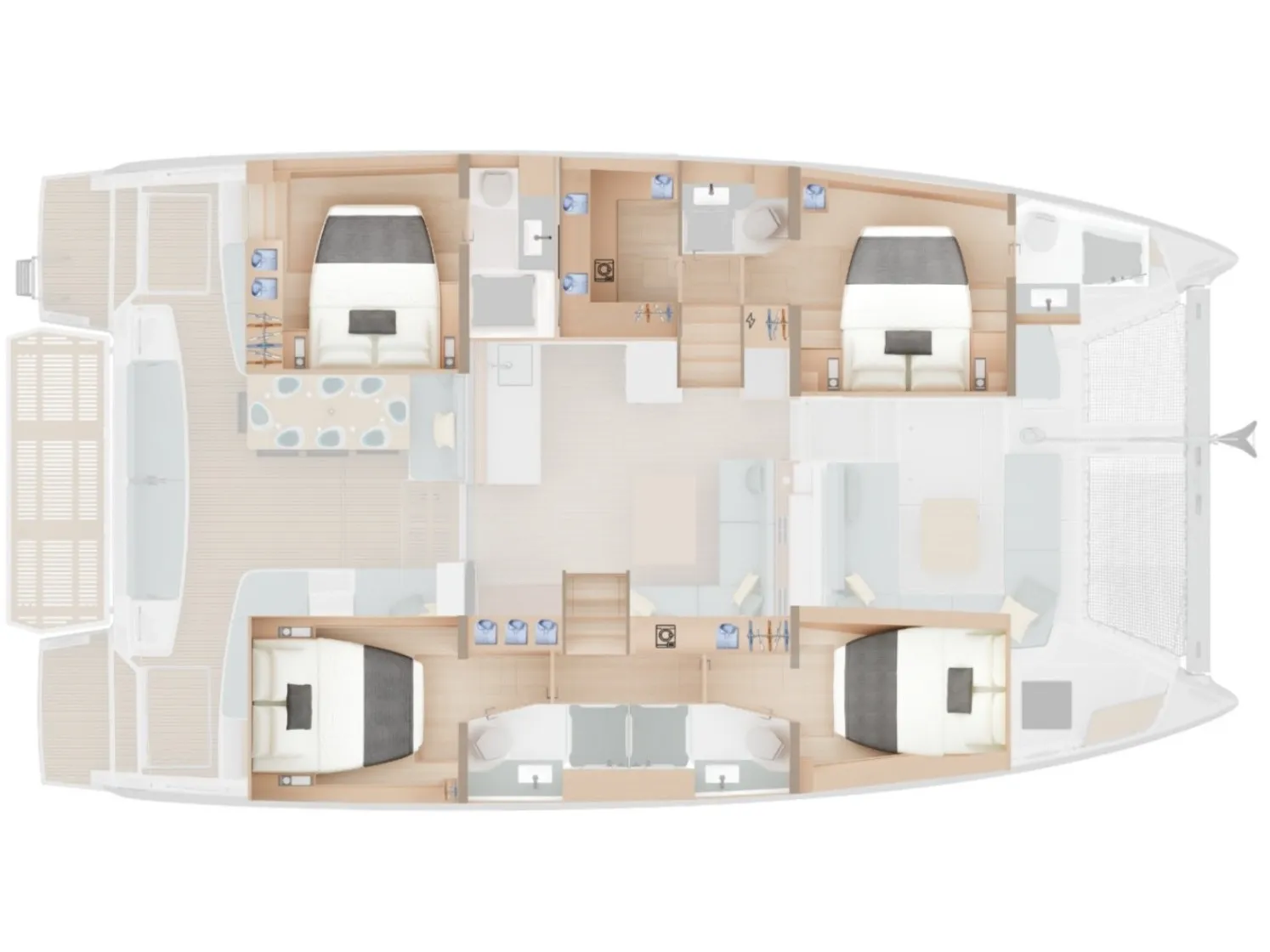 Lagoon 47 Manaia — yachtbillede 11