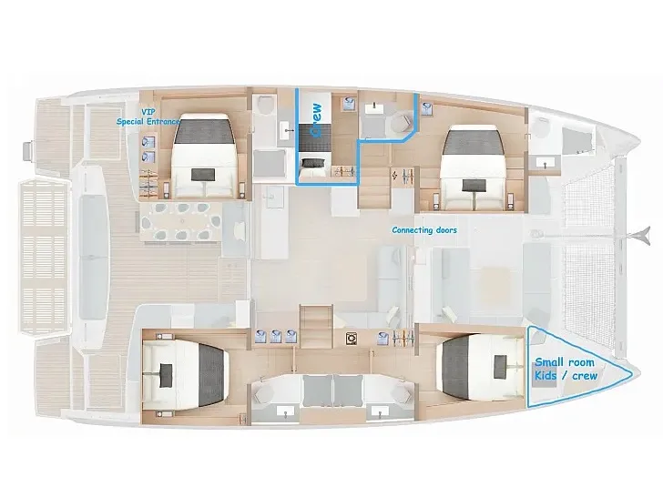Lagoon 47 Active Cruises — yachtbillede 2
