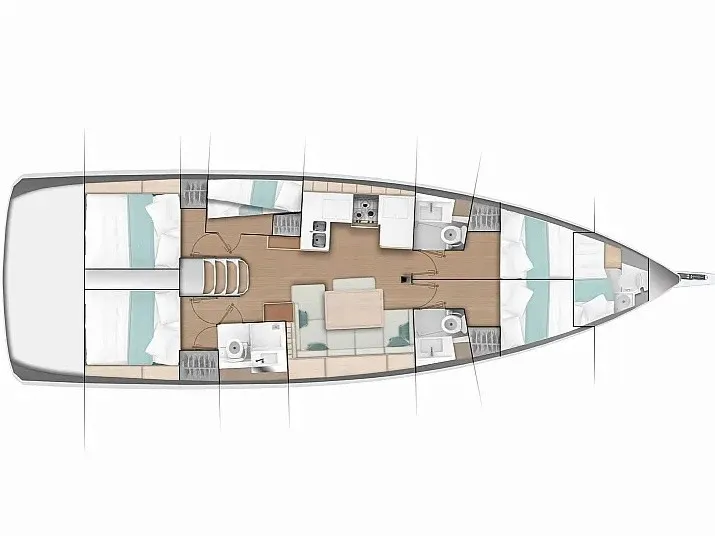 Sun Odyssey 490 Konstantinos — foto dello yacht n. 3