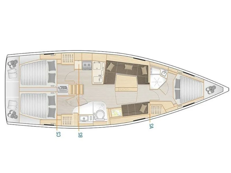 Hanse 418 Eleni — фотография яхты 25