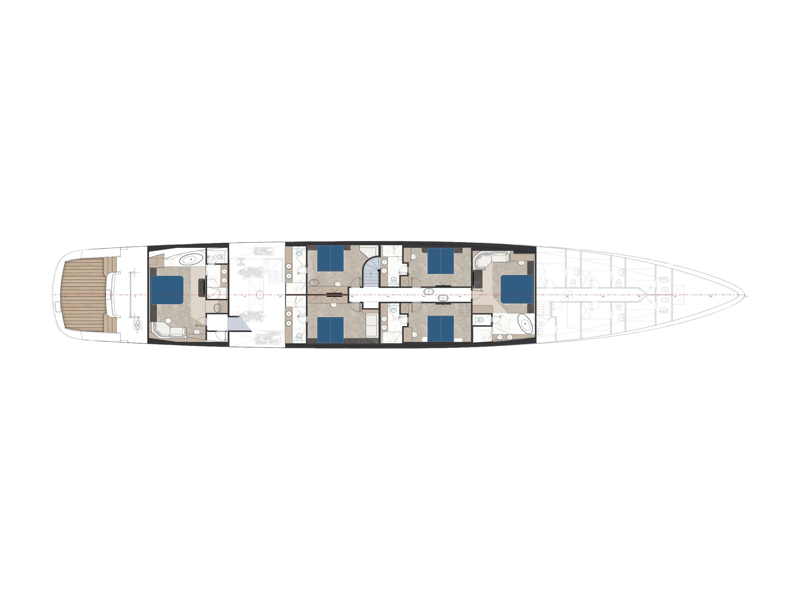 Luxury Sailing Yacht Clase Azul — jahtikuva 62