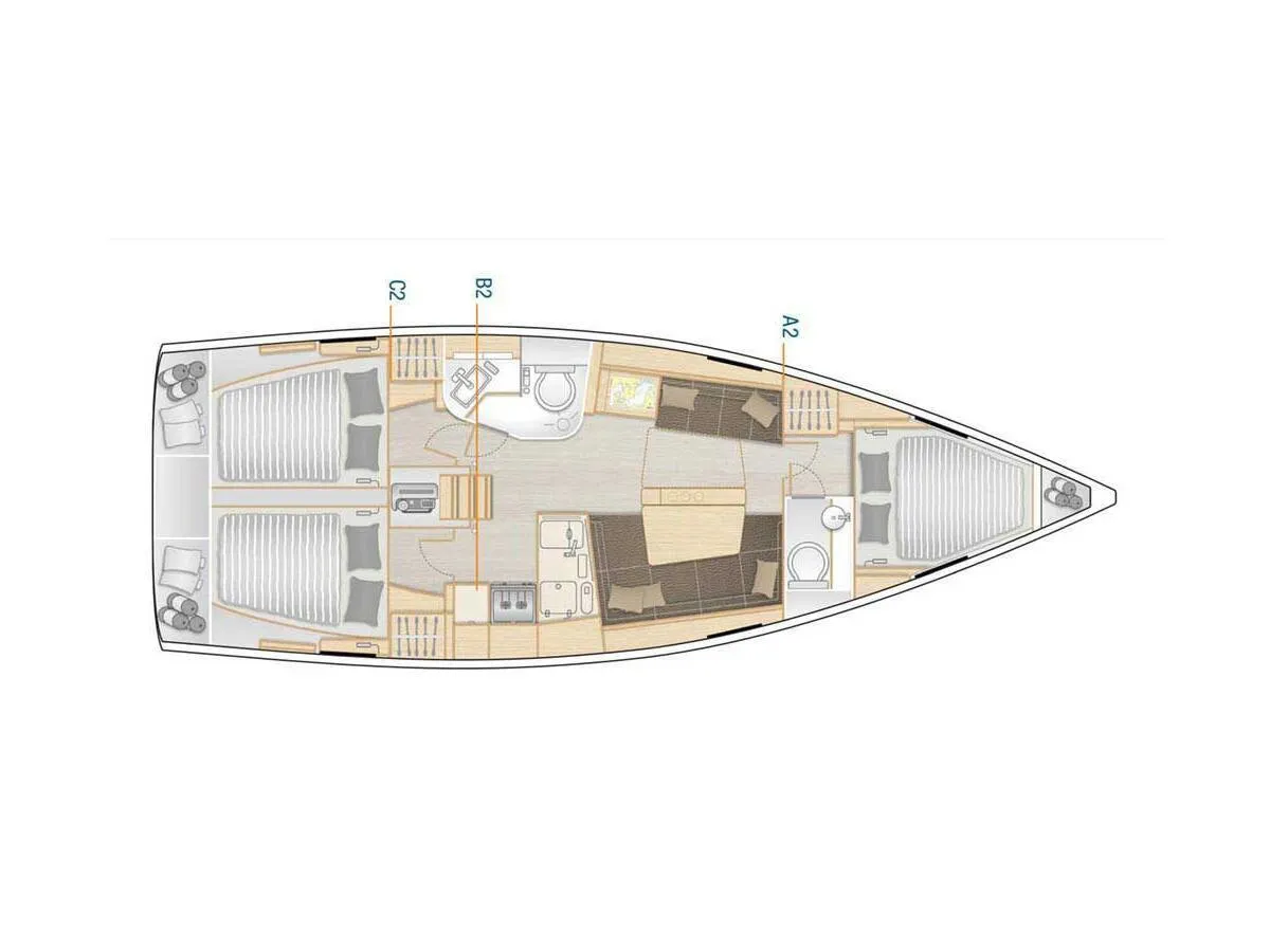 Hanse 388 Thirteen — jahtikuva 2