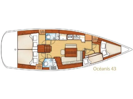 Oceanis 43 Seacret — фотография яхты 8
