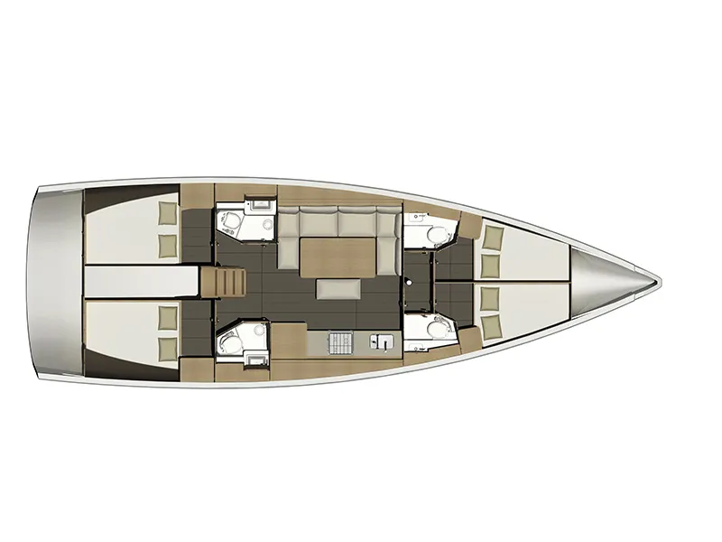 Dufour 460 Grand Large Get Lucky — yacht photo 13