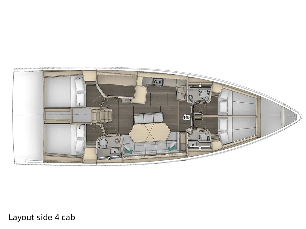 Dufour 48 Tintin — foto dello yacht n. 9