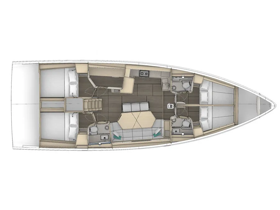 Dufour 48 Tintin — foto dello yacht n. 7