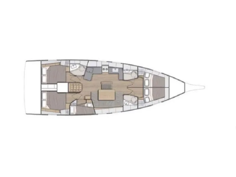 Oceanis 46.1 Everest — снимка на яхтата 17