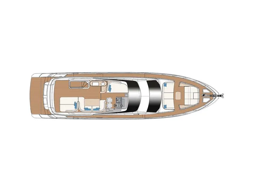 Azimut 68 E Alise — fotografia jachty 70