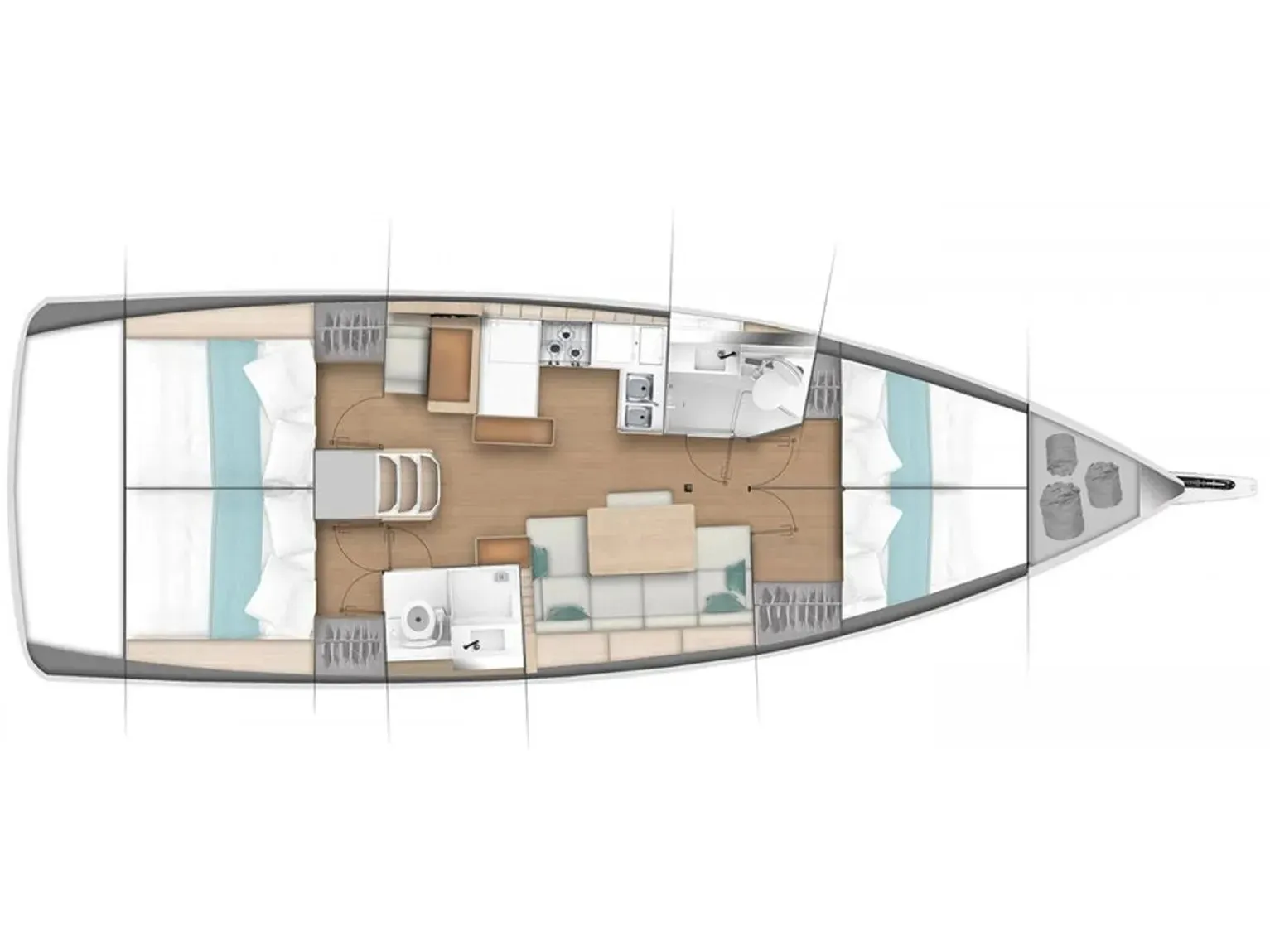 Sun Odyssey 440 Gojiberry — фотография яхты 2
