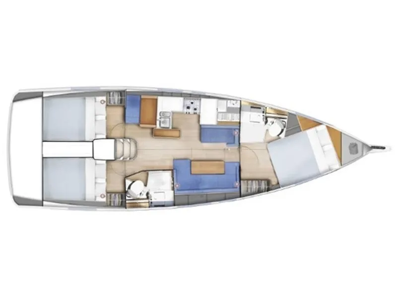 Sun Odyssey 410 Alboran Albariño — фотография яхты 3