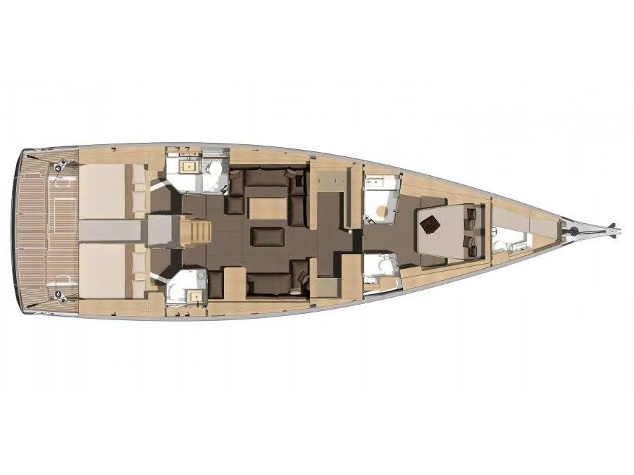 Dufour 560 Grand Large Jeronimo — снимка на яхтата 3