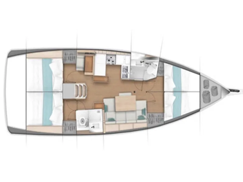 Sun Odyssey 440 Diana - Standard line — фотография яхты 18