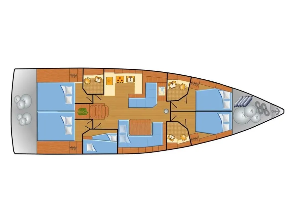Oceanis 51.1 Alboran Moscatel (Mallorca) — фотография яхты 2